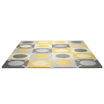 Tapis en mousse Puzzle pour bébé Or/Gris sans bisphénol A, Skip Hop