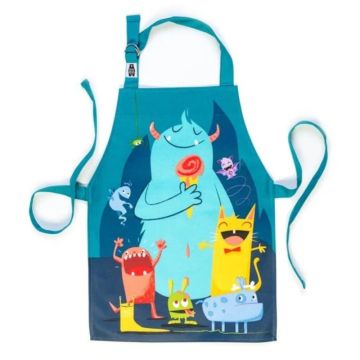 Tablier imperméable pour enfant à personnaliser dès 3 ans, Monstres de Thread Bear