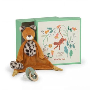 Doudou léopard Taïgo à personnaliser, Moulin Roty
