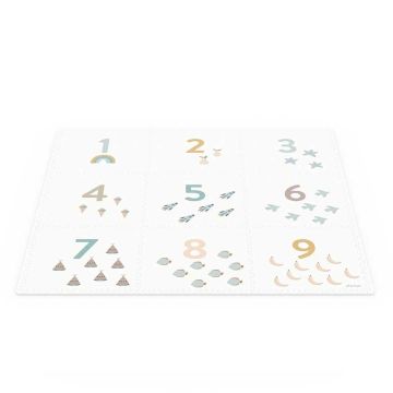 Tapis Puzzle Chiffres & Rangement Jouets, Eevaa, Play & Go