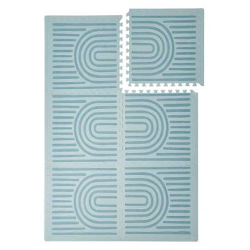 Tapis Bébé modulable Toddlekind, éléments puzzle en mousse EVA non toxique, Linear Mineral, Livraison Gratuite