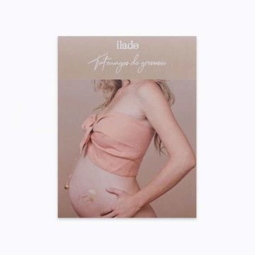 Tatouage temporaire pour femme enceinte, Idée cadeau annonce grossesse, Ilado