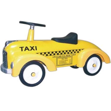 Porteur Taxi Voiture Métal Bébé dès 12 mois, Idée Cadeau Garçon, Protocol, Livraison Gratuite