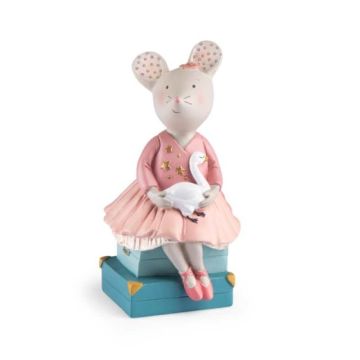 Tirelire Souris Moulin Roty Idée Cadeau Fille, Naissance, Baptême, Anniversaire