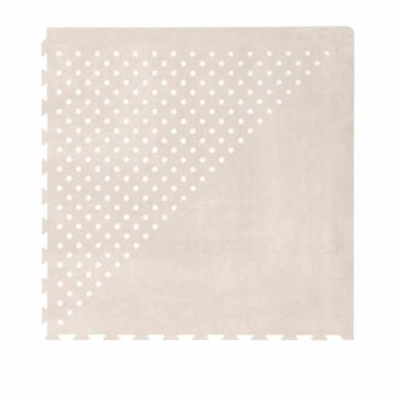 Tapis moelleux modulable Toddlekind, éléments puzzle en mousse EVA non toxique, beige, Livraison Gratuite