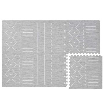 Tapis moelleux modulable Toddlekind, éléments puzzle en mousse EVA non toxique, Berber Storm, Livraison Gratuite