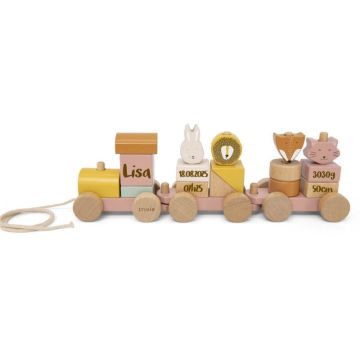 Train en bois rose, Trixie, Idée cadeau fille