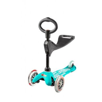 Trottinette 3 en 1 Deluxe avec siège, Livraison Gratuite, Micro aqua