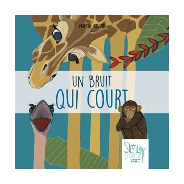 Papier Peint Bébé et Enfant livré avec son Histoire, Idée Déco Chambre Enfant, Un Bruit qui Court , Storypapers Livraison Gratuite