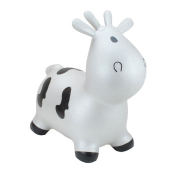 Vache ballon rebondissant pour enfant dès 1 an, argenté Happy Hopperz