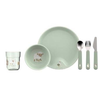 Set vaisselle bébé Little Dutch, 6 pièces, Cadeau personnalisé, Little Farm