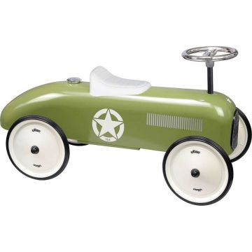 Voiture Vilac Porteur Metal kaki pour fille ou garçon dès 1 an, Top Cadeau