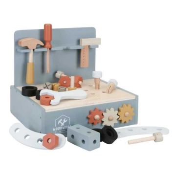 Mini établi en Bois Little Dutch avec outils, Cadeau enfant 3 ans