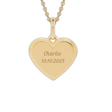 Collier personnalisé or jaune Mon Petit Poids
