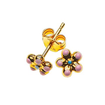 Collier pendentif fleur enfant - cadeau anniversaire