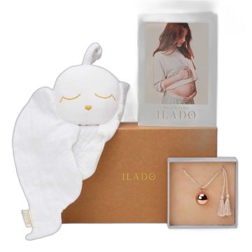 Coffret Grossesse Ilado - Bola or rose et Doudou