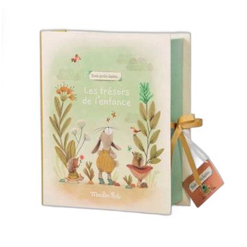 Coffret Souvenirs Naissance 12 Tiroirs Moulin Roty Trois Petits Lapin