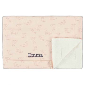 Couverture bébé Rosy Rabbit 100x75 cm coton bio Trixie