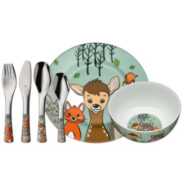 Coffret vaisselle Forest Friends WMF gravé personnalisé