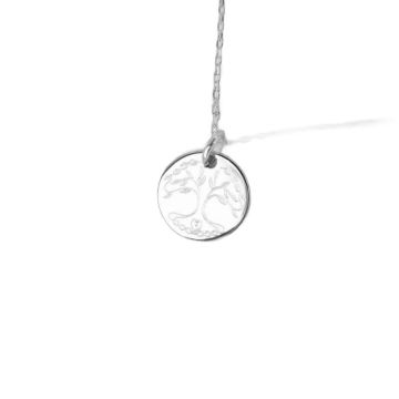 Médaille de baptême arbre de vie argent Aismée