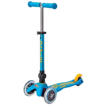 Mini Micro Scooter Deluxe LED ocean blue - Trottinette 2 ans