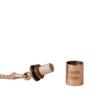 Collier Mon Petit Secret plaqué or rose 18 carats Mon Petit Poids