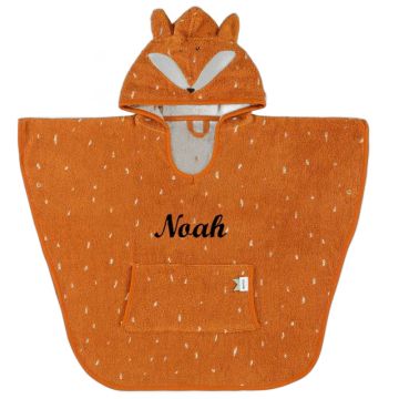 Poncho personnalisable Trixie Renard Sortie de Bain enfant