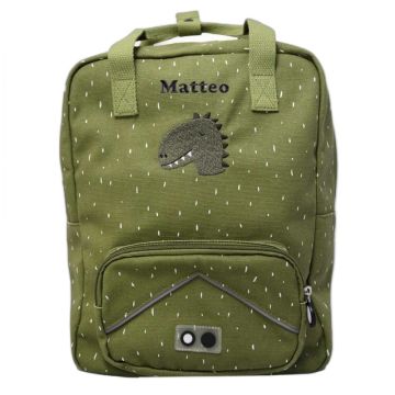 Sac à dos grand format Dino Trixie personnalisable