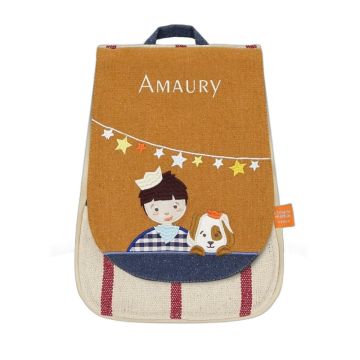Sac à dos chien L'Oiseau Bateau personnalisable