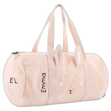 Sac de sport bébé Trixie lapin rose à personnaliser