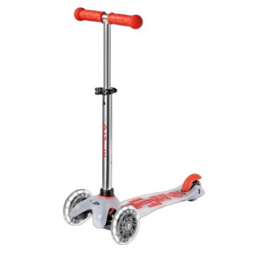 Mini Micro Deluxe Flux LED rouge - Trottinette enfant 2-5 ans