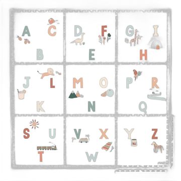 Tapis Puzzle Alphabet & Rangement Jouets | Play & Go