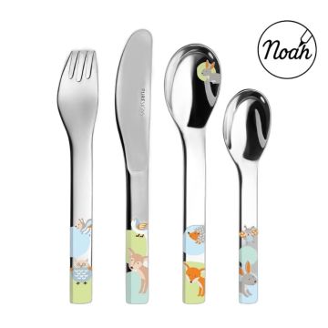 Couverts enfant à graver Puresigns - Set 4 pièces personnalisé