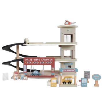 Garage Little Dutch en bois | Cadeau enfant 3 ans