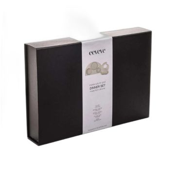 Set repas Eeveve marble automn gold, silicone alimentaire