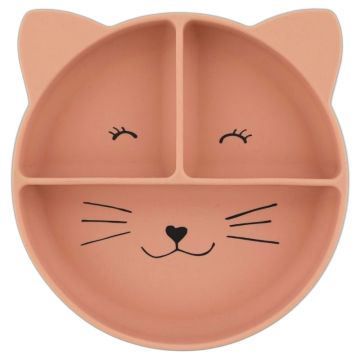 Assiette silicone Mrs. Cat Trixie avec ventouse