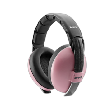 Casque anti-bruit bébé Banz Pamirs rose | Protection auditive