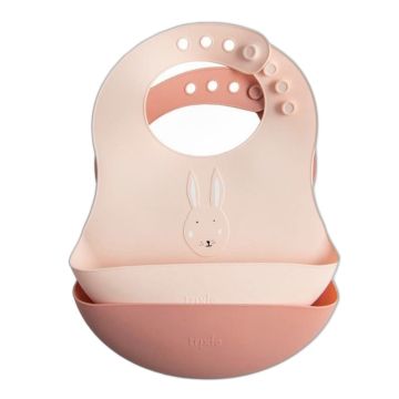 Bavoir silicone 2-pack Mrs. Rabbit Trixie