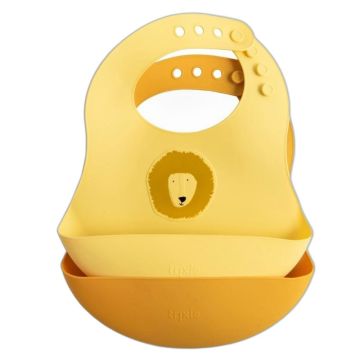 Bavoir silicone Mr. Lion Trixie - Duo 2-pack