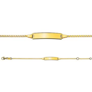 Gourmette bébé or 9 carats 14 ou 16 cm
