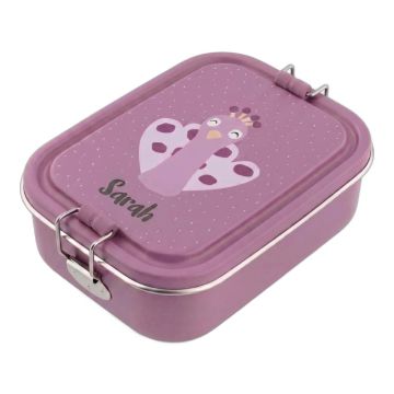Boîte à goûter Trixie Mrs. Peacock personnalisable