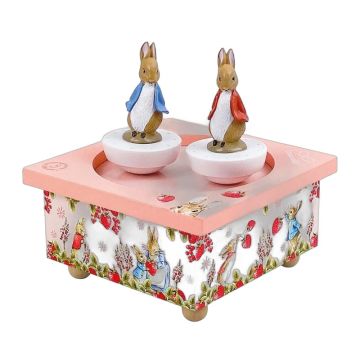 Boîte à musique aimantée Trousselier Pierre Lapin Fraise