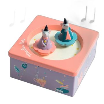 Boîte à musique en bois Moulin Roty – Cadeau naissance fille