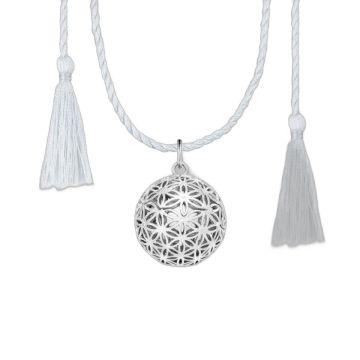 Bola de Grossesse Fleur de Vie Argent Ilado