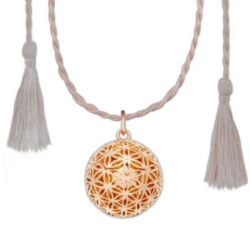 Bola Ilado Fleur de Vie Collier Grossesse Or Rose