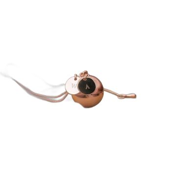Bola de grossesse or rose Aismée Charlotte personnalisable