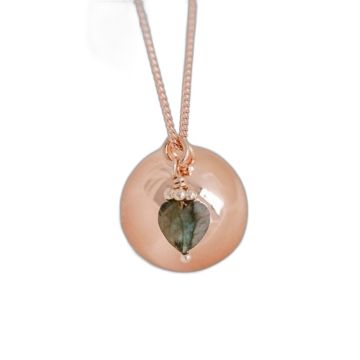 Bola de grossesse or rose labradorite Aismée