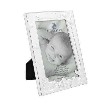 Cadre photo ABC argenté personnalisable Zilverstad