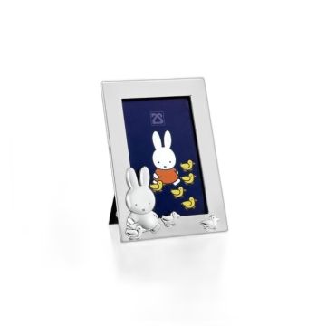 Cadre photo Miffy gravé prénom pour bébé - Zilverstad