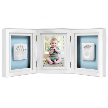 Cadre photo empreinte bébé Pearhead pour fille ou garçon